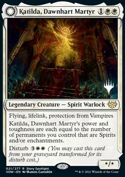 Katilda, Dawnhart Martyr // Katilda's Rising Dawn
