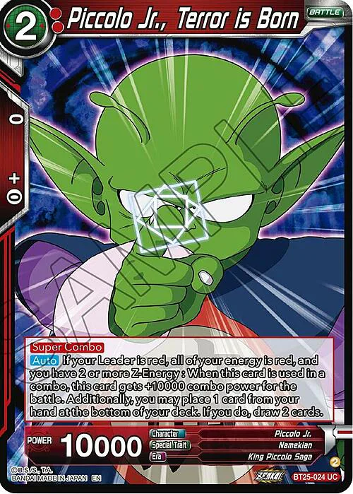 Piccolo Jr., Terror is Born