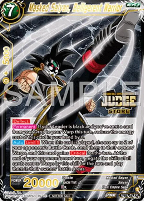 Masked Saiyan, Belligerent Warrior