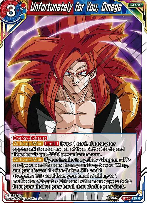 Unfortunately for You, Omega