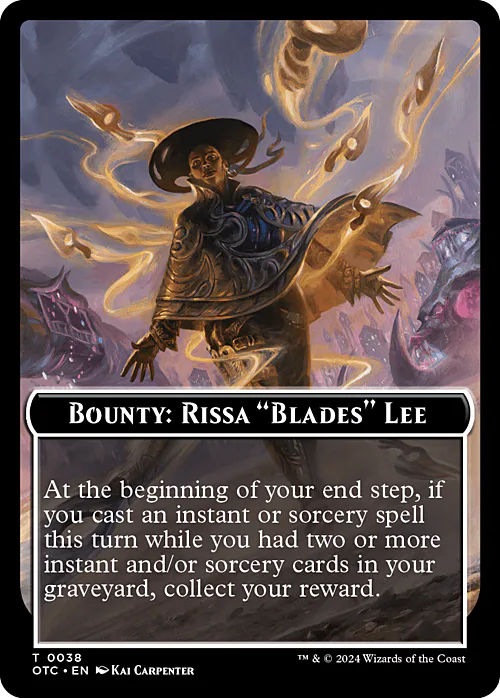 Bounty: Rissa "Blades" Lee // Bounty Rules