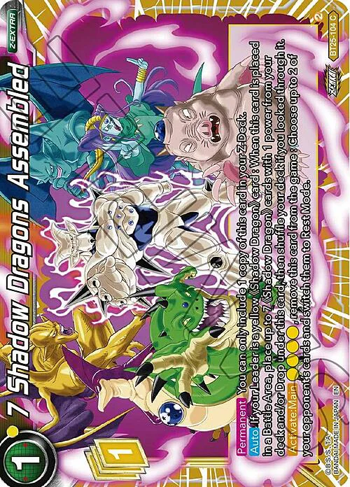 7 Shadow Dragons Assembled