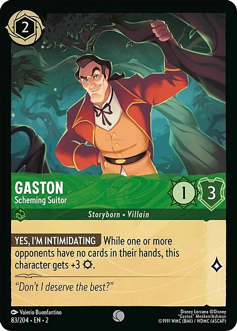 Gaston - Scheming Suitor