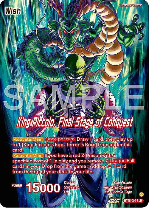 King Piccolo, Final Stage of Conquest // King Piccolo