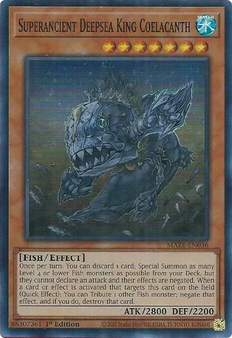 Superancient Deepsea King Coelacanth