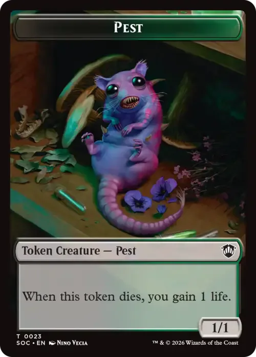 Pest // Saproling Token