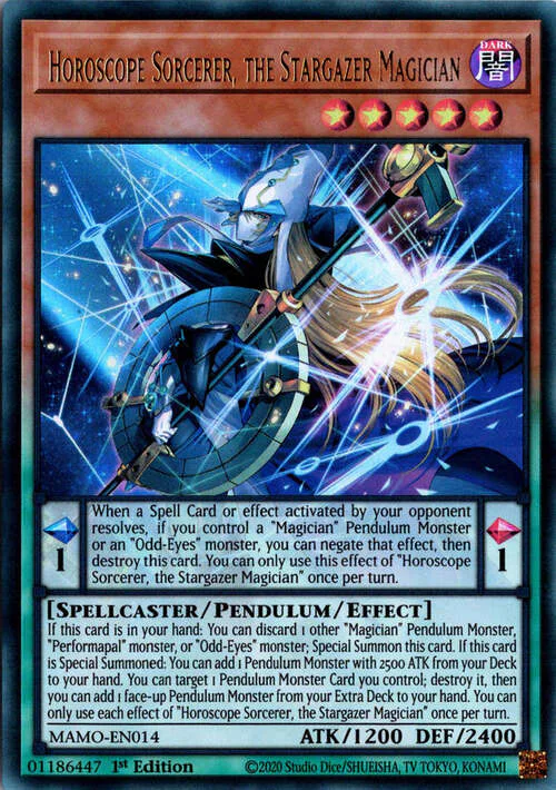 Horoscope Sorcerer, the Stargazer Magician