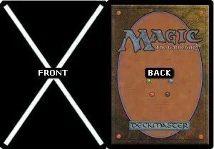 Black Foil -White Cross Filler Card