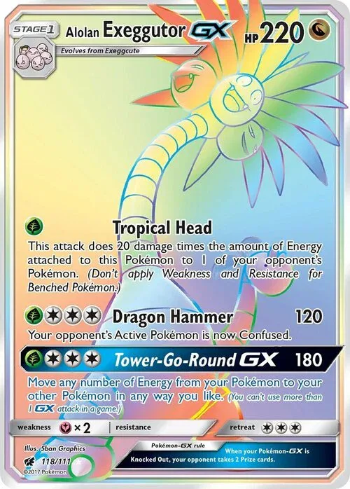 Alolan exeggutor GX