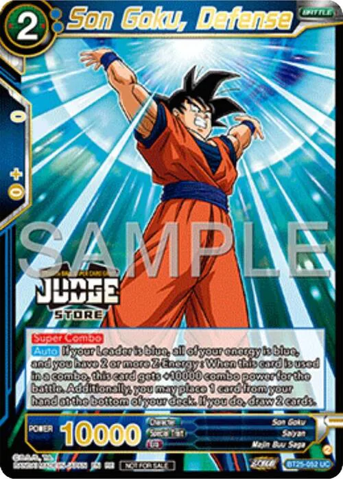Son Goku, Defense