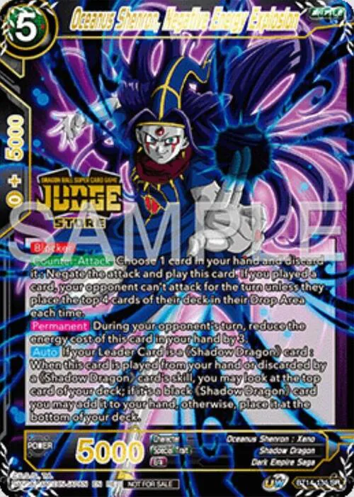 Oceanus Shenron, Negative Energy Explosion