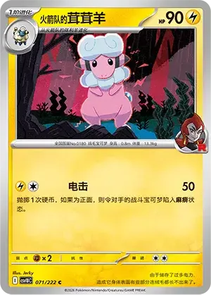 Team Rocket's Flaaffy
