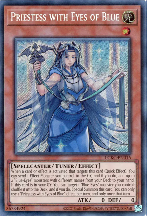 Priestess with Eyes of Blue
