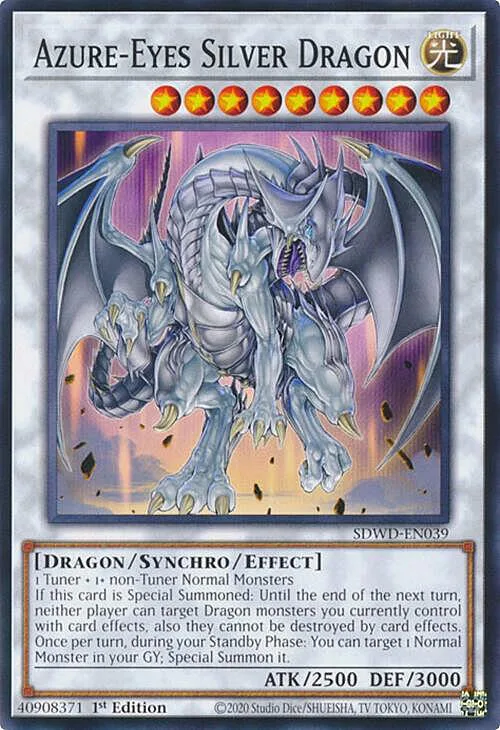 Azure-Eyes Silver Dragon