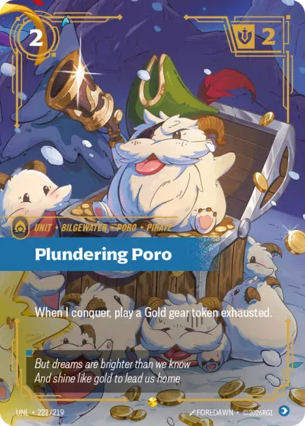 Plundering Poro