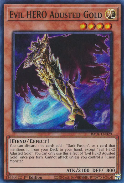 Evil HERO Adusted Gold
