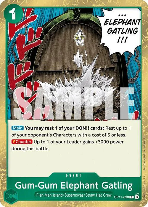 Gum-Gum Elephant Gatling