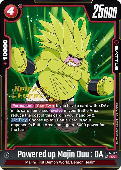 Powered up Majin Duu : DA