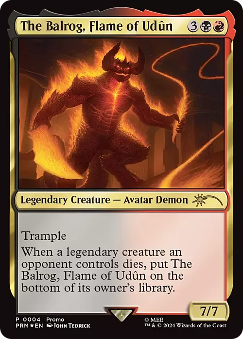 The Balrog, Flame of Udûn