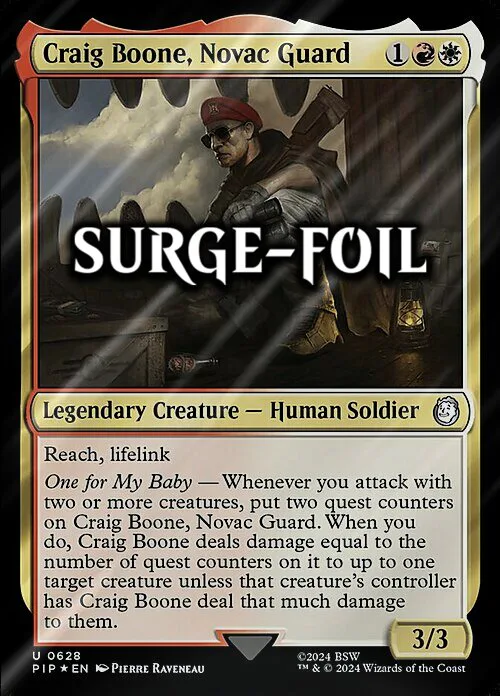 Craig Boone, Novac Guard