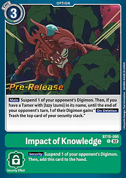 Impact of Knowledge