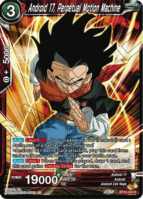 Android 17, Perpetual Motion Machine