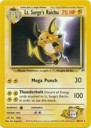 Lt. Surge's Raichu