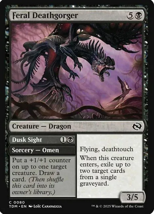 Feral Deathgorger // Dusk Sight