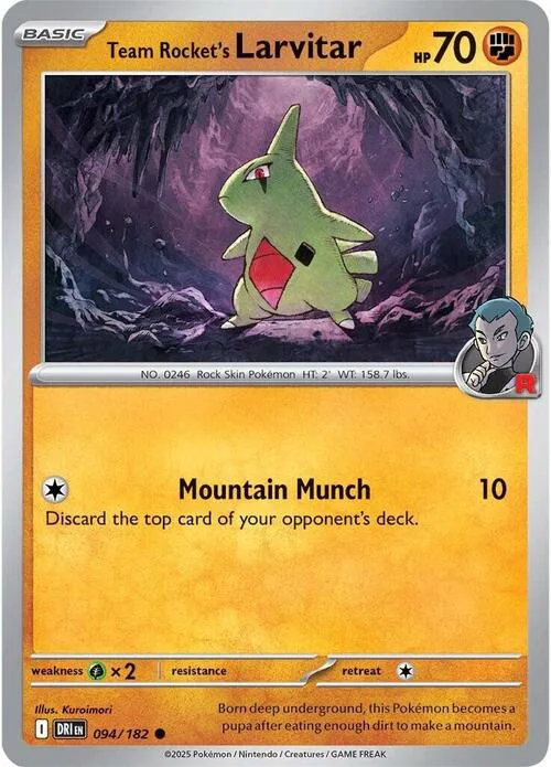 Team Rocket's Larvitar