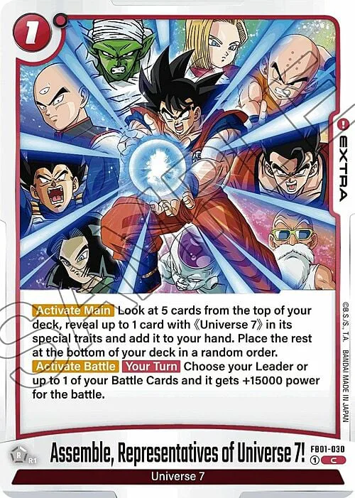 Assemble, Representatives of Universe 7!