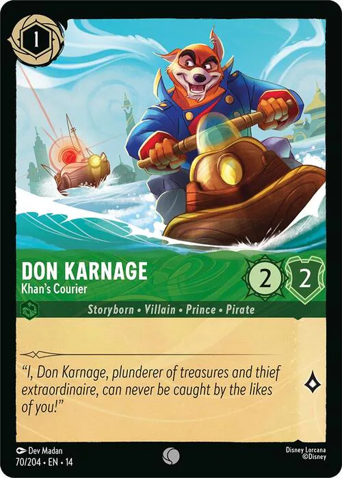 Don Karnage - Khan’s Courier