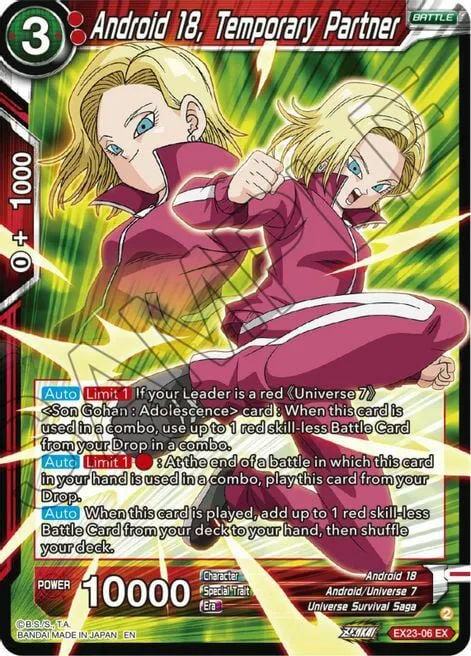 Android 18, Temporary Partner