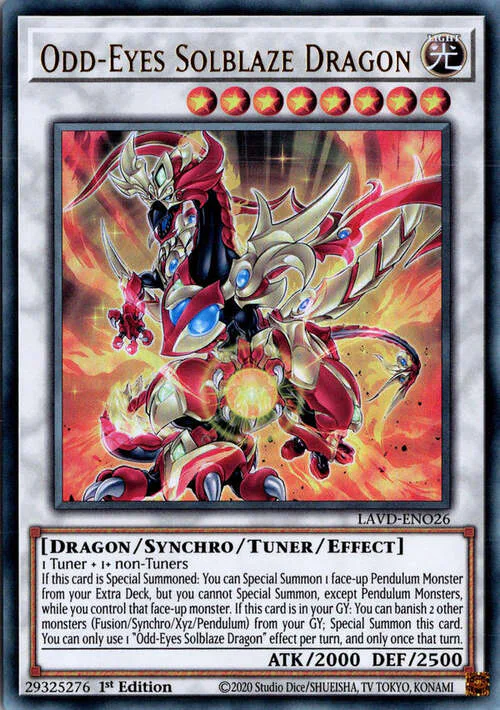 Odd-Eyes Solblaze Dragon