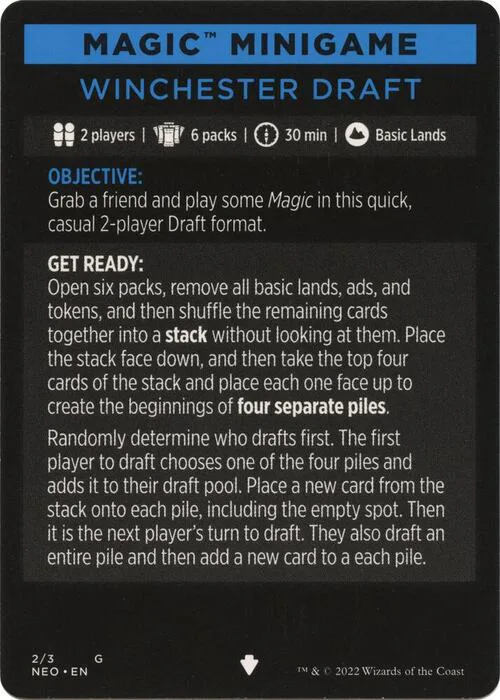 Magic Minigame: Winchester Draft