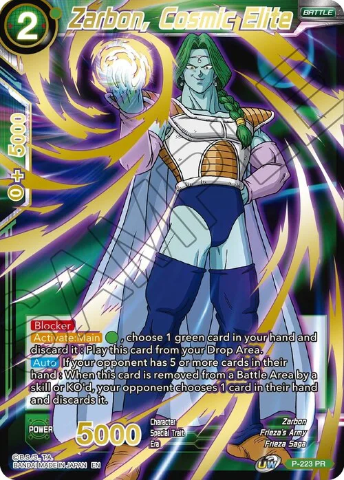Zarbon, Cosmic Elite