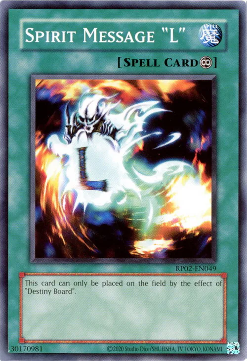 Spirit Message "L"