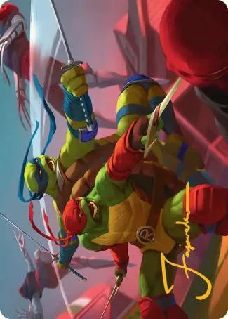 Art Series: Raph & Leo, Sibling Rivals