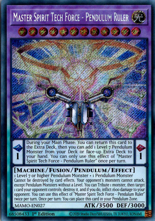 Master Spirit Tech Force - Pendulum Ruler