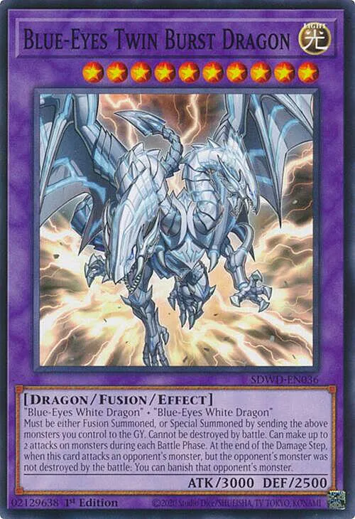 Blue-Eyes Twin Burst Dragon