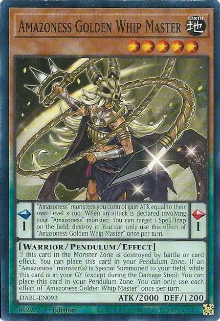 Amazoness Golden Whip Master