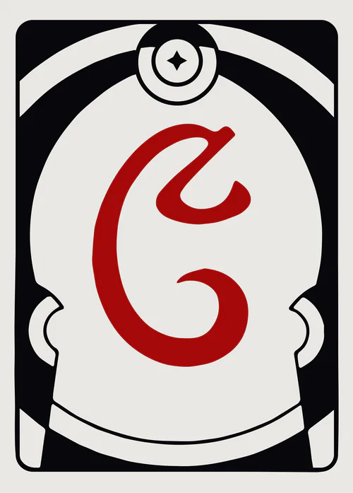 An Encyclopedia of Magic Face Card "C"
