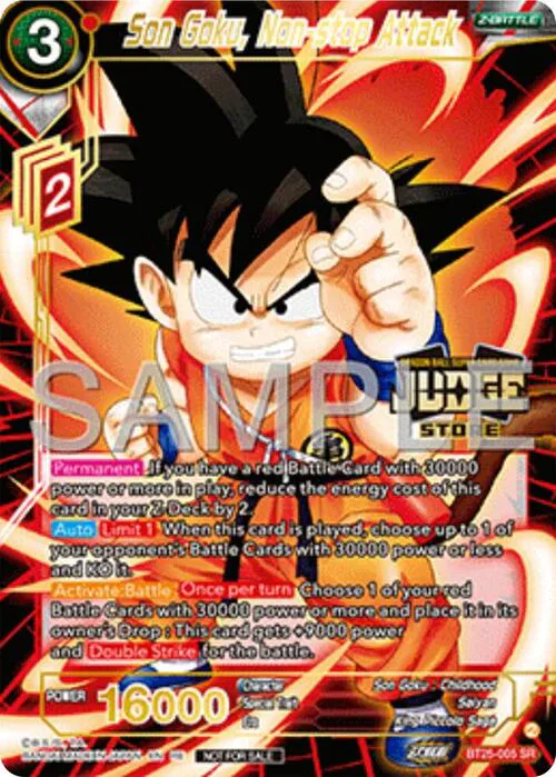 Son Goku, Non-stop Attack