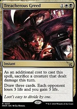 Treacherous Greed