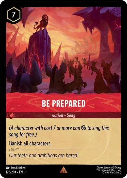 Be Prepared