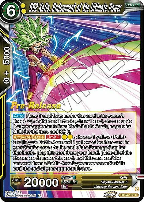 SS2 Kefla, Endowment of the Ultimate Power