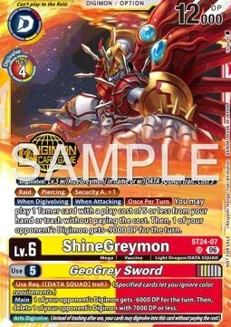 ShineGreymon // GeoGrey Sword