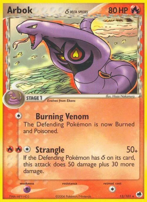 Arbok δ Delta Species