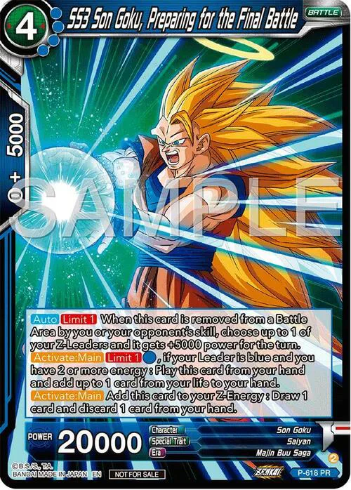 SS3 Son Goku, Preparing for the Final Battle