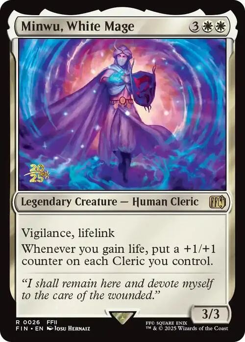 Minwu, White Mage