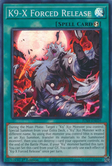 K9-X Forced Release